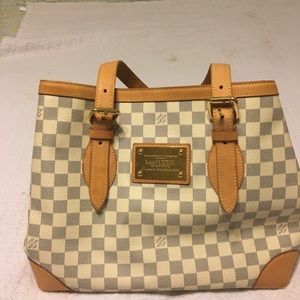 Louis Vuitton Damier Azur Hampstead MM